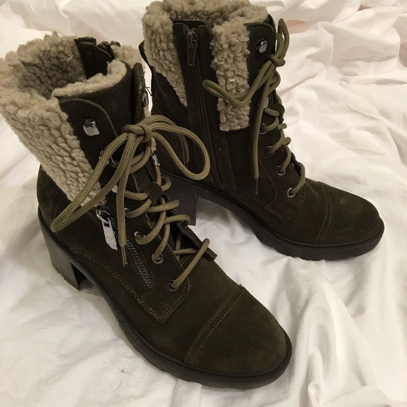 NWT Marc Fisher Suede Leather Boots Booties - Picture 4 of 7